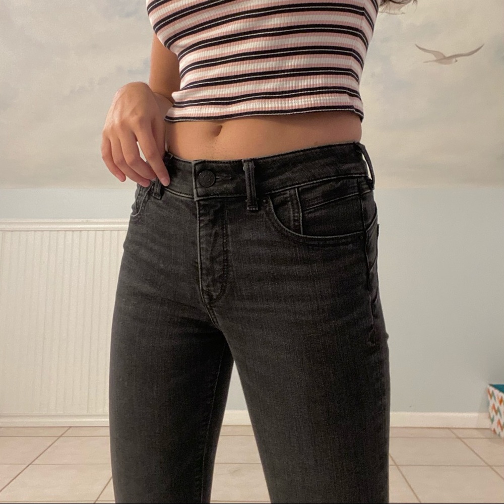 Express Black Skinny Jeans